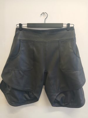Nappa Leather flight Shorts.