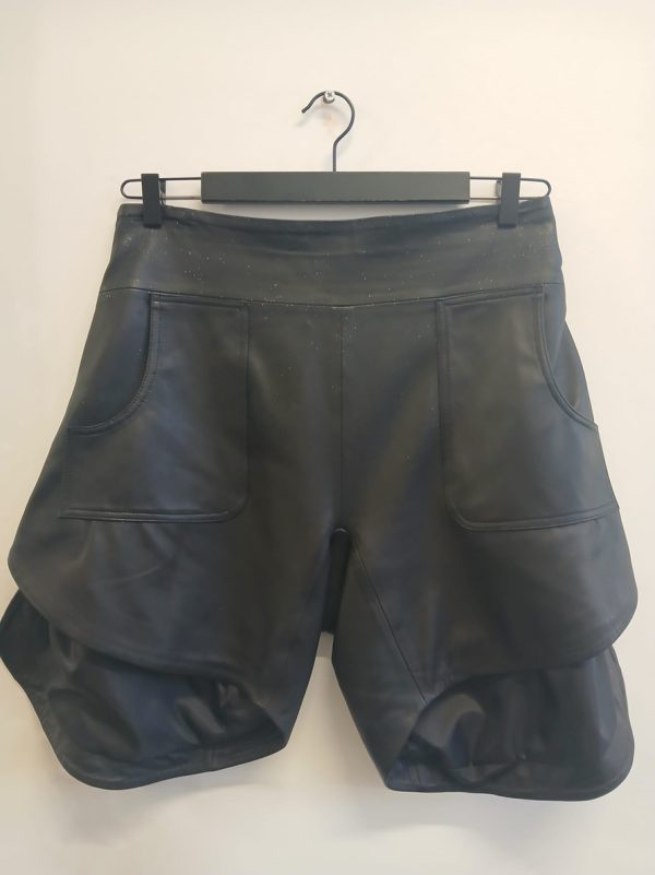 Nappa Leather flight Shorts.