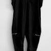 THE BIG ZIP LINEN JUMPSUIT JET BLACK